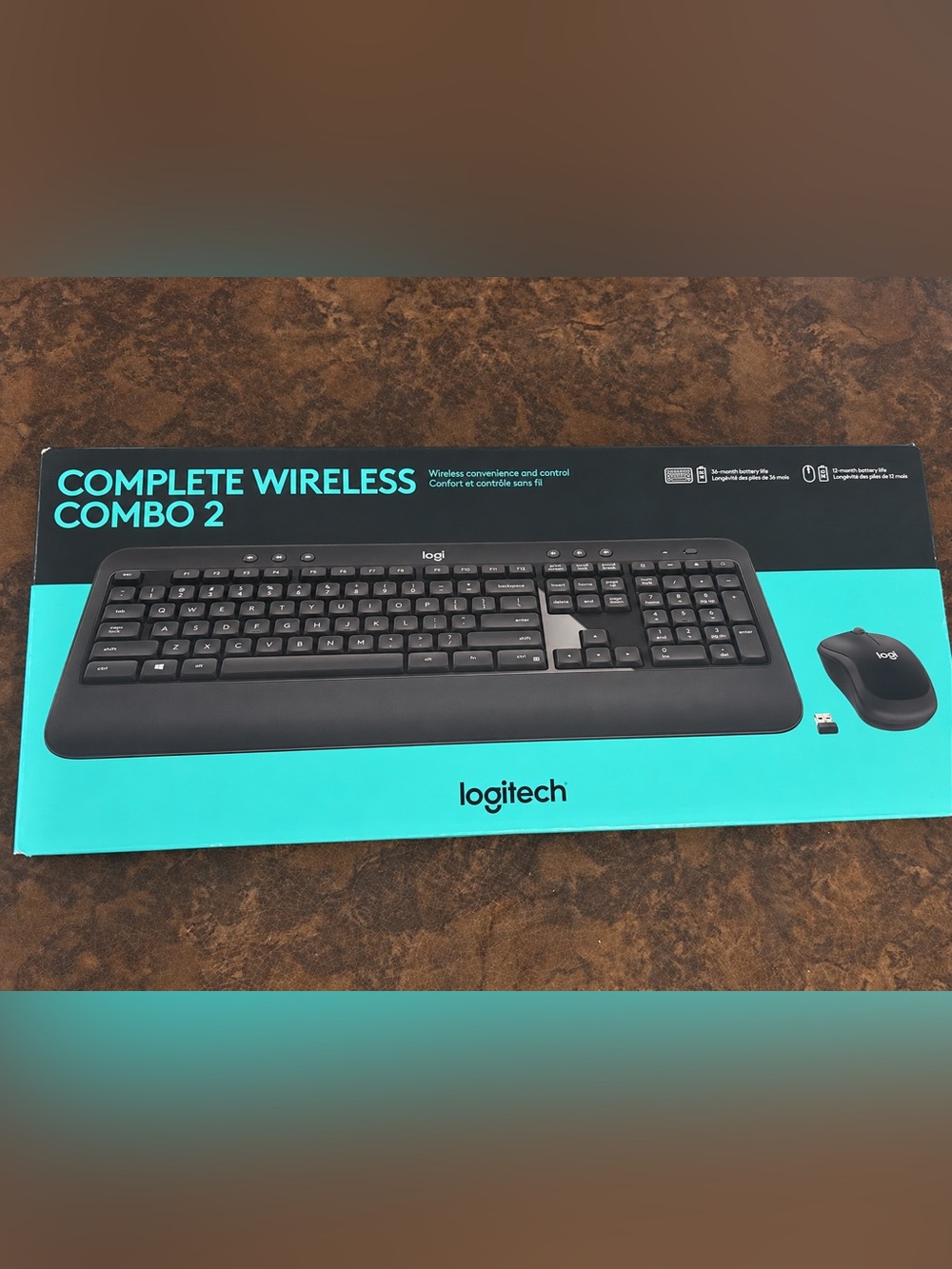 Logitech Complete Wireless Combo 2 Keyboard and Mouse
